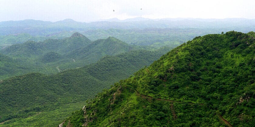 Aravalli Range in Gujarat