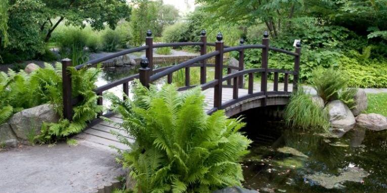 Bridge Side Garden in Daman